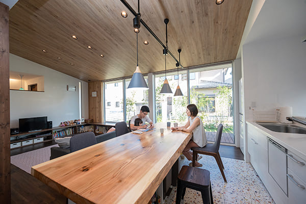 たくさんの要望も、建築家が上手にまとめてくれて思い通りの家ができた